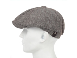 2026 gorro Beret de Cuadros Versátil Clásico com Pouco Elástico Moda Casual para Homens 1 Peça