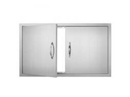 Porta Inox Para Cozinhas Exteriores Tekmaquinas Resistente, Embutida E De Fácil Instalação