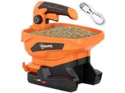 Espalhador Portátil 3.3l, 8 Níveis, Dispersão Ajustável, USB, Jardim e Sal, 800m², Laranja BTFORUS
