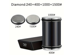 Conjunto De Afiador Manual Diamante, Sistema De Afiação Magnética, Afiador Potente, Ferramenta Para Cozinha/exterior, Sem Eletricidade