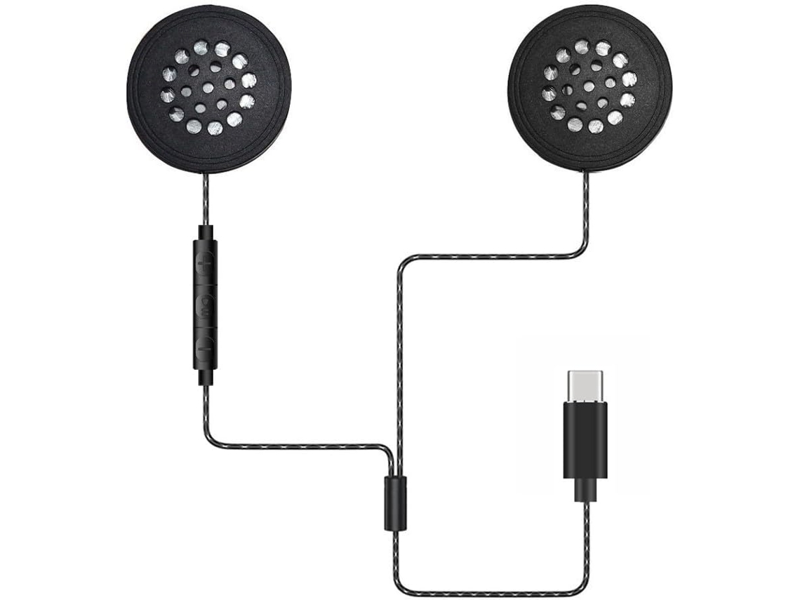 Fones De Ouvido Intra-auriculares Usb C Com Controle De Volume