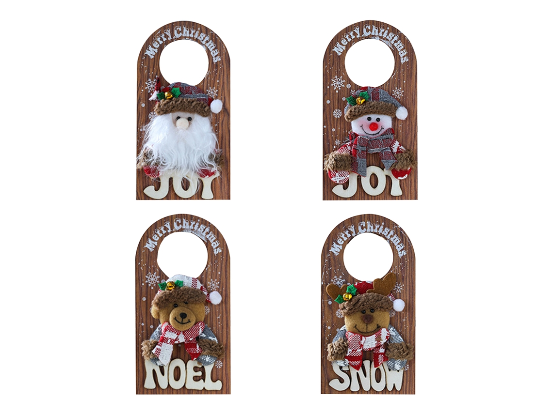 Decoração De Natal Para Idosos Com 4 Peças Da Laxiscreed, Ideal Para Montras E Lojas