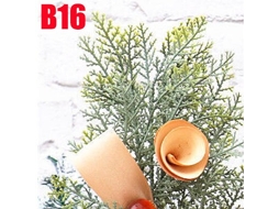 Enfeites De Natal De Luxo Para Árvore De Natal, Decoração De Ano Novo, Ramo De Pinheiro, Conífera, Natal, 23cm X 24 Cm Especific Aquaforge