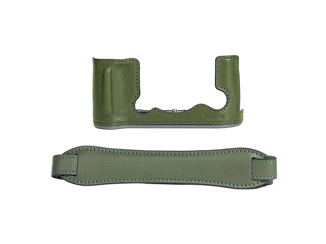 Kit de Capa de Couro SMALLRIG 4711 para Fujifilm X t50 Verde