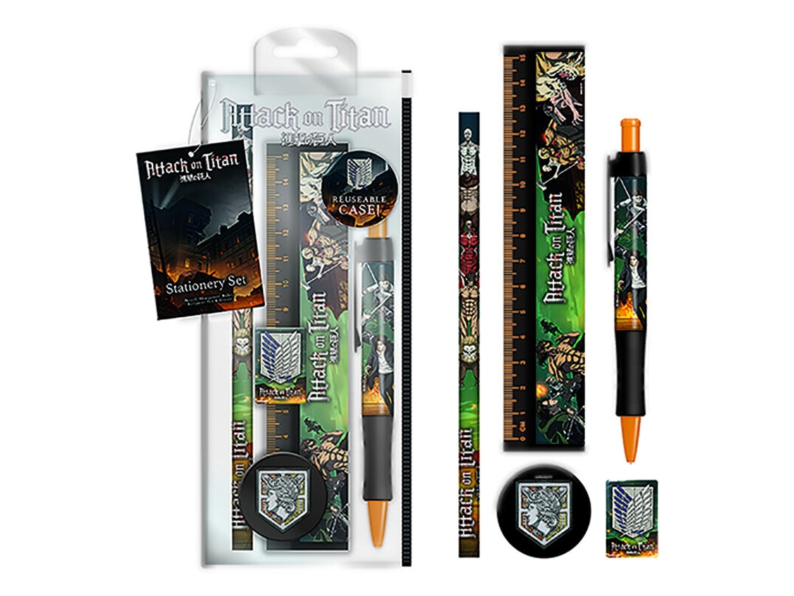 Set De Papeleria Attack On Titan (ultimate Clash)