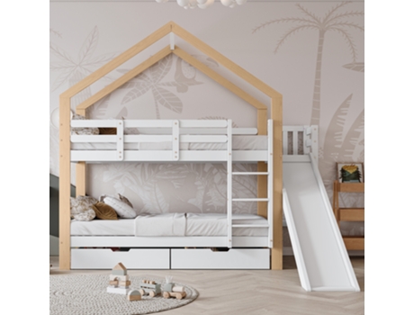 Beliche Casa Slide Arhatreya Madeira Mdf Branco (223x183x245cm)