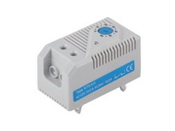 Termostato eletromecânico Primerox ajustável de 0 a 60 °C, controle de temperatura, botão azul.