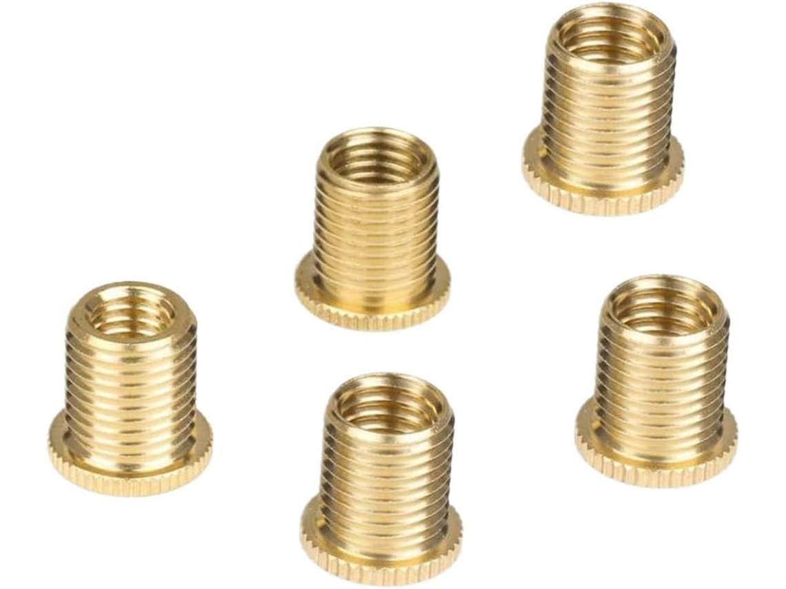 Conjunto De 5 Porcas Adaptadoras Rosca Para Manopla Câmbio M10 X 1,25