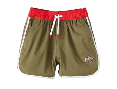 Calções de Criança LEE COOPER Poliéster Laranja (XS)