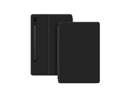 Capa Protetora Magnética De Couro Para Samsung Galaxy Tab S8 2020 Na Cor Preta Yunzii