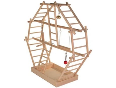 Brinquedo para Pássaros TRIXIE Parque de Diversão com Escada (44x44x16 cm)