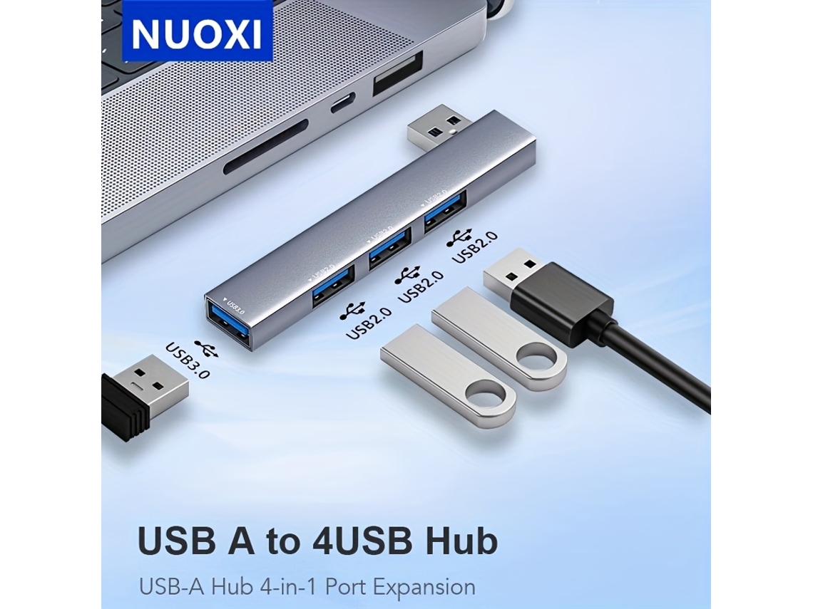 Extensor Usb com Divisor de 4 Portas para Tablets de Viagem STELASPLEN