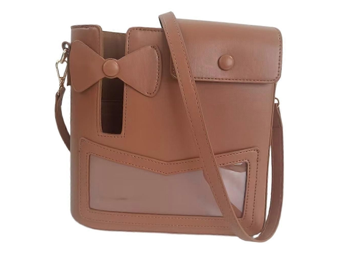 Bolsa Transversal Universal para Copo, Porta garrafa de Água Portátil para Uso Externo com Alça de Ombro Ajustável Rosa ELECTVAULT1