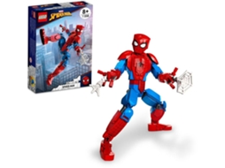LEGO Marvel: Figura de Spider-Man – kit de construção; modelo realista para brincar e expor para crianças de idade 8+ (258 peças)