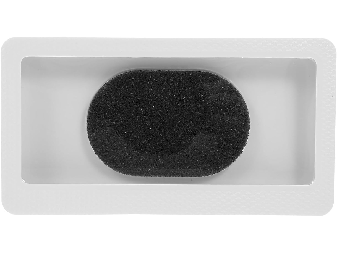 Suporte De Parede À Prova D'água Para Celular, Branco, Feito De Abs E Pet, Giratório.