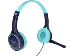 Fone De Ouvido Infantil Goshyda, Portátil, Dobrável, Estéreo, Com Fio De 3, 5mm, Para Smartphones, Chromebooks, Tablets