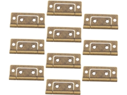 Conjunto De 10 Dobradiças Reforçadas Para Portas Armários,