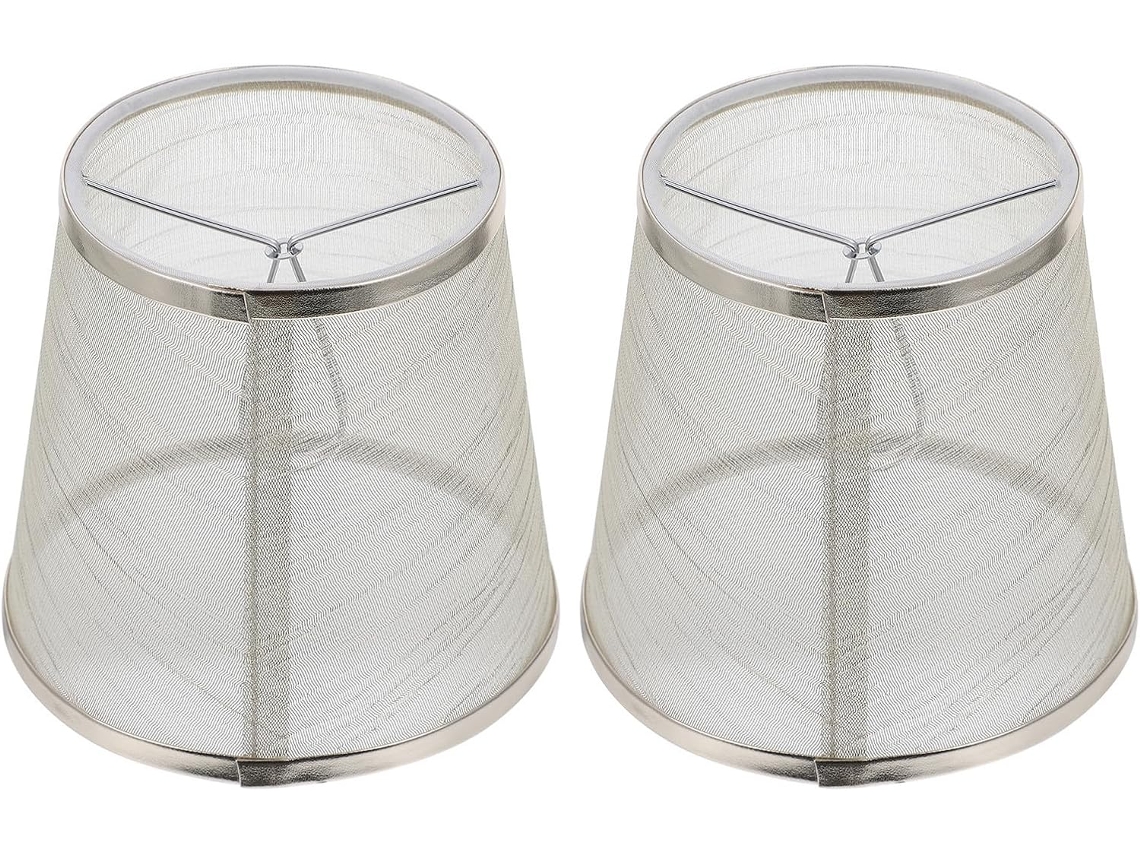 Conjunto De 2 Abajures De Tecido Para Abajur De Mesa, Luz Suave