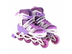 Patins Em Linha Iluminados Ajustáveis Para Crianças