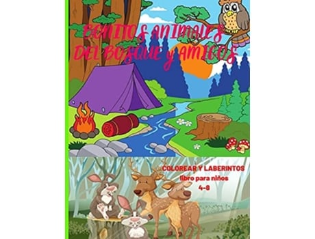 Livro Bonitos Animales Del Bosque Y Amigos De Fondant Ella (espanhol)