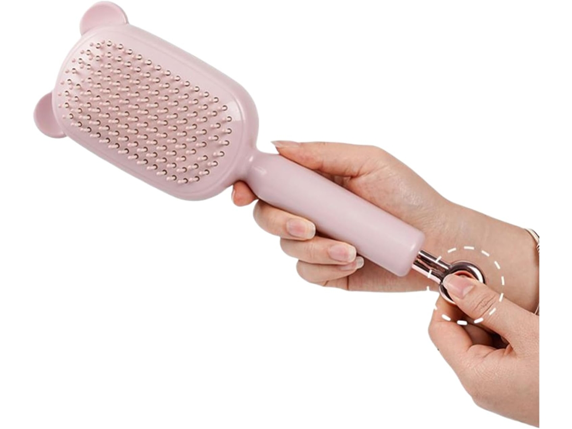 Escova De Massagem Capilar, Cerdas Densas E Fáceis De Limpar, Escova Modeladora Para Massagem Do Couro Cabeludo Cabelos