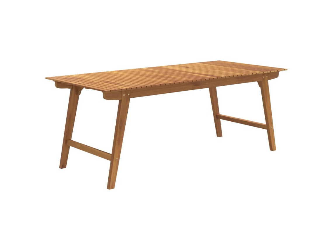 Garden Table, Garden Tables Vidaxl Marrom Madeira De Acácia (200 X 90 X 75 Cm)