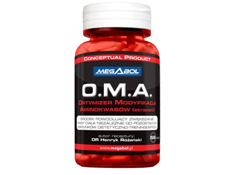 Suplemento Alimentar Amino Acid Efficiency Optimizer MEGABOL O.M.A. 56 Cps MEGABOL