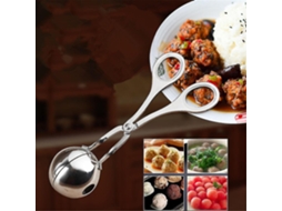 Molde de Acero Inoxidable para Hacer Albóndigas, Bolas de Pescado Y Arroz Herramienta de Cocina
