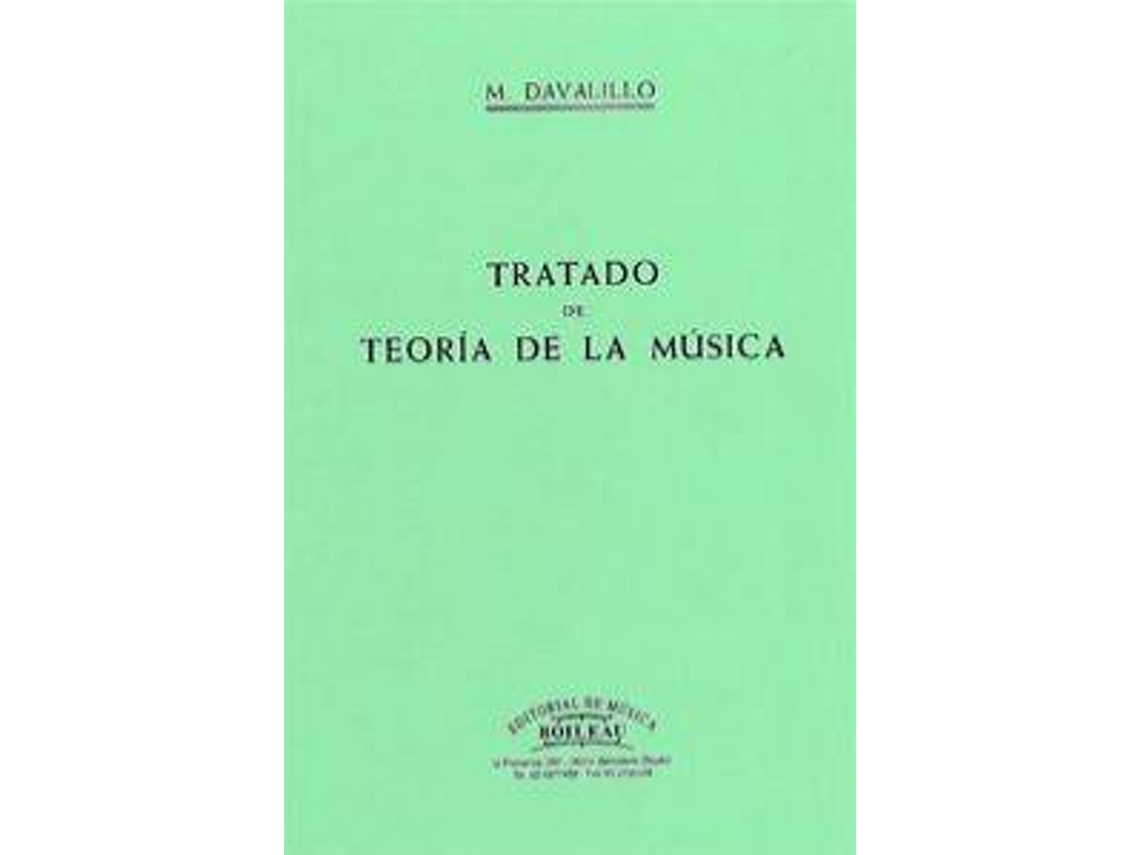 Livro Tratado De Teoría De La Música de María Davalillo (Espanhol)