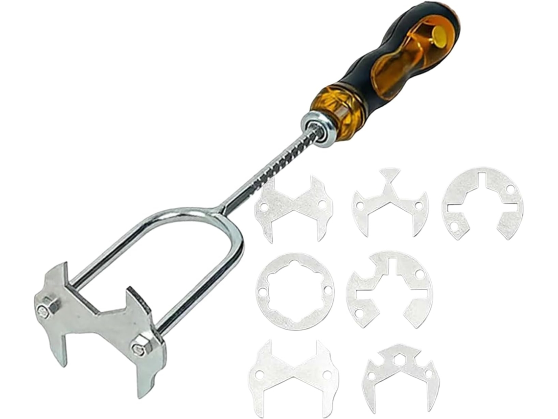 Chave Inglesa Ajustável De Aço Carbono De 35 Cm Com Rotação |
