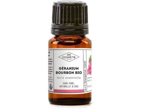 Óleo Essencial MY COSMETIK Gerânio Bourbon Bio (10 ml de óleo essencial)