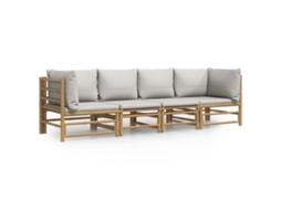 Garden Lounge Set, Garden Lounge Sets Vidaxl Marrom Bambu (n/a)