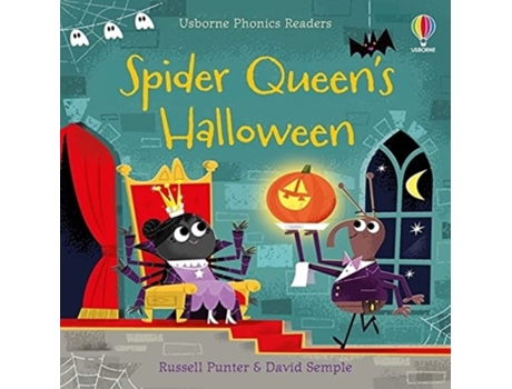Livro spider queen's halloween de russell punter (inglês)