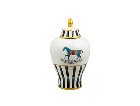 Bote ROMIMEX Multicolor Porcelana 20 x 35 x 20 cm