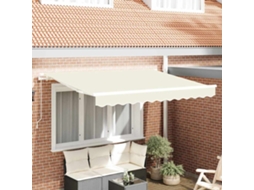Vidaxl Tecido De Substituição Para Toldo Creme 3 X 2 M Poliéster