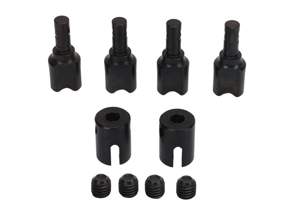Copo De Transmissão Diferencial De Aço Rc Com Copo De Junção Para Carros Arrma 1/7 1/8 Preto 4pcs