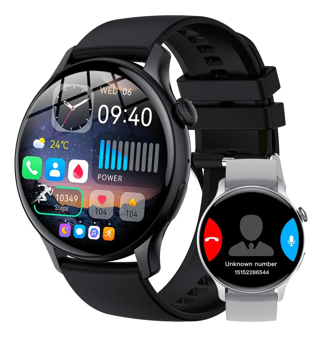 Relógio Inteligente Amoled Para Mulheres E Homens Bt Call Ip68vayotoy