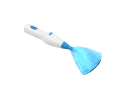 Duster Eléctrico Giratório Com Bateria Retrátil E 2 Cabeças De Microfibra Escova Para Limpeza Manual
