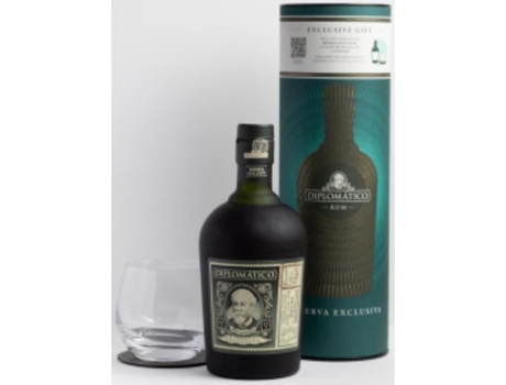 Diplomatico - Reserva Exclusiva - Caixa 1 copo sob copo - Rum - 70 cl - 40,0 Vol.