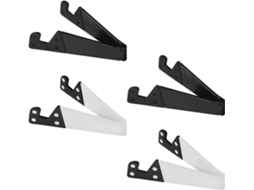 Suporte Para Celular Com 4 Peças, Dobrável E Compacto, Ideal Para Mesa, Com Encaixe Universal Em Formato De V Para Uso Vertical E Horizontal_yux