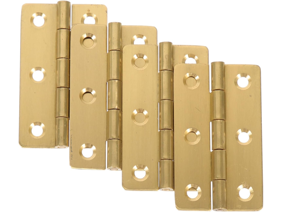 Dobradiças De Cobre Genéricas Para Piano, 4 Peças, Fáceis De Instalar E Com Alta Resistência, Para Caixas E Portas De