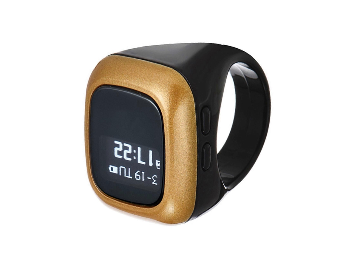 Ferramenta De Contagem Digital De 18mm Com Tela Oled Alertas Vibratórios Dispositivo De Contagem Conveniente Abs Para Atletas Idosos Claret