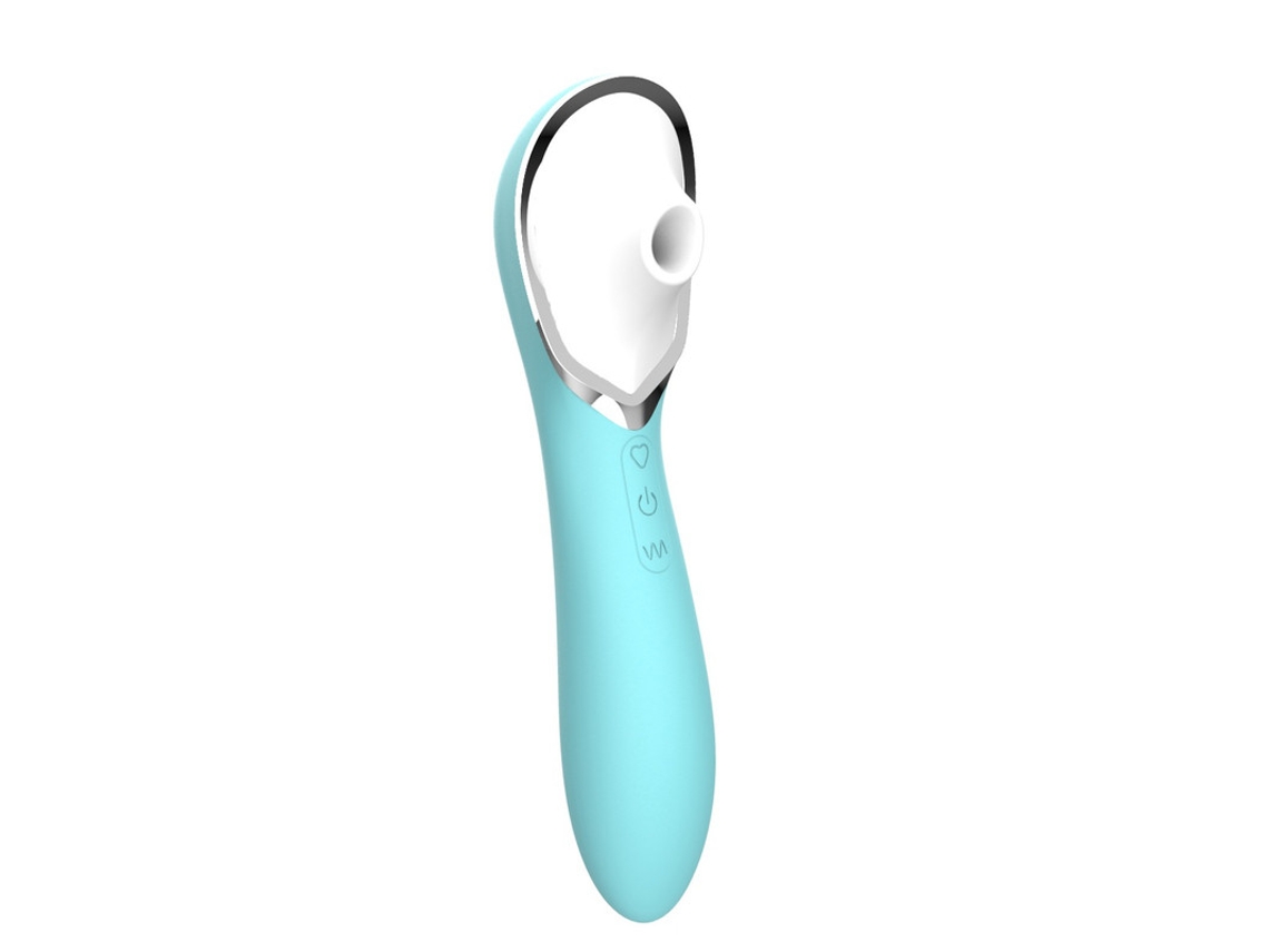 Vibrador De Massagem De Suco 2 Em 1 Com Vrios Modos Para Mulheres (azul)