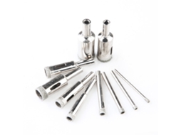 Yuru conjunto de Brocas de Diamante 10pcs Serra de Furo 3 18mm para Aço Carbono Vidro Cerâmica Azulejo Mármore