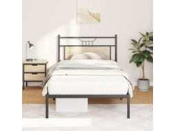 Vidaxl Estrutura de Cama Sem Colchão 107x203 Cm Carvalho Sonoma