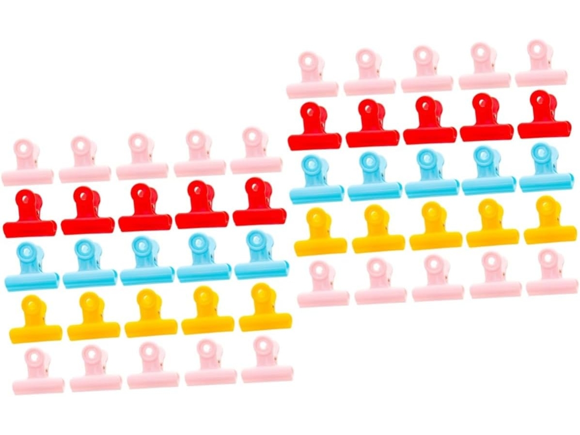 Conjunto Amosfun com 80 clipes de papel, mini clipes, clipes pequenos para macarrão e clipes pequenos.