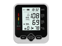 Monitor De Pressão Arterial De Pulso Com Transmissão Automática De Voz E Tela Lcd.
