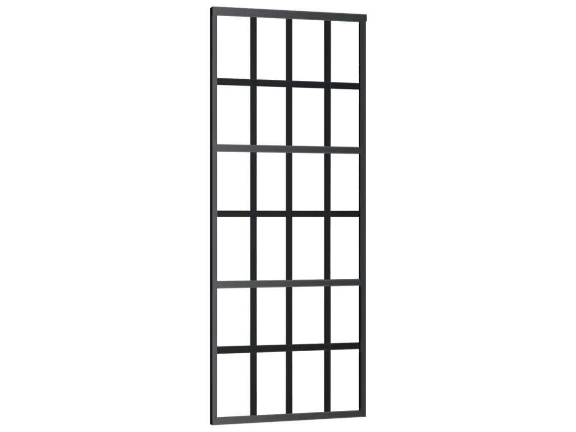 Sliding Door, Sliding Doors Vidaxl Preto Vidro (76 X 205 Cm)
