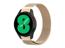 Bracelete Para Samsung Galaxy Watch 5 Pro (45mm) - Milanês - Champagne Gold