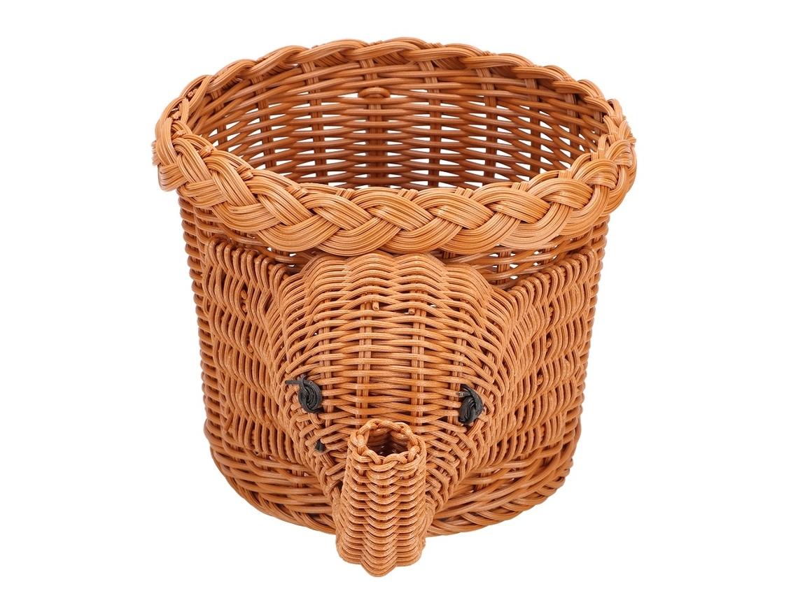 Cestas De Vime Marrom, Usadas Para Guardar Pão E Doces.